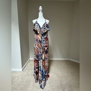Lani boho print maxi dress - M.
